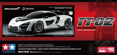 Zdjęcie produktu dla Tamiya 1:10 RC McLaren Senna TT-02 #300058711