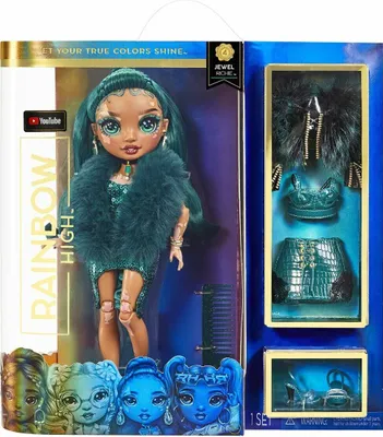 Zdjęcie produktu dla Rainbow High 587361EUC, Lalka modowa, Damski, 4 lat(a), Dziewczyna, 280 mm, Zielony