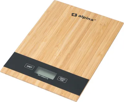 Produktbild von Digitale Bambus Küchenwaage Lebensmittelwaage Feinwaage 5Kg