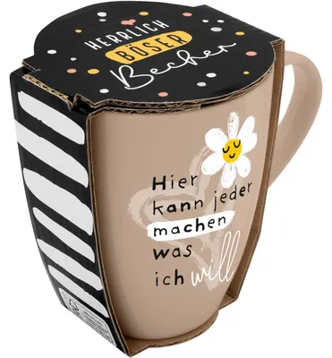 Produktbild von Tasse Motivdruck 'Hier kann jeder machen was ich will',