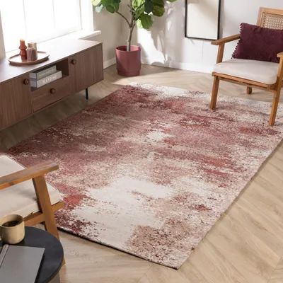 Produktbild von Volero - Teppich Abstrakt - Candice Rosa - 230x330cm - Wohnzimmer, Schlafzimmer, Büro - Modern