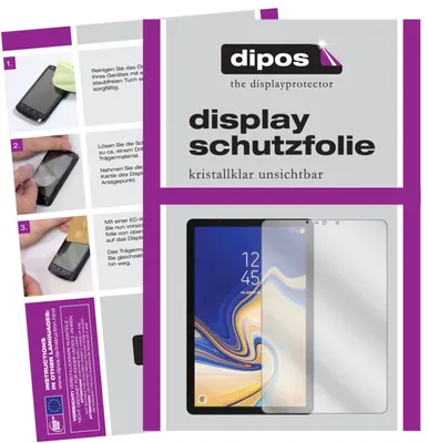 Produktbild von 2x Schutzfolie für Samsung Galaxy Tab S4 klar Displayschutzfolie Folie Display