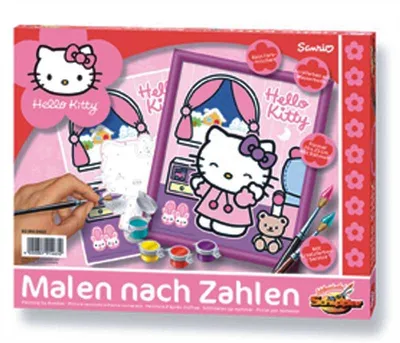Produktbild von Schipper Malen nach Zahlen Hello Kitty im Schlafzi