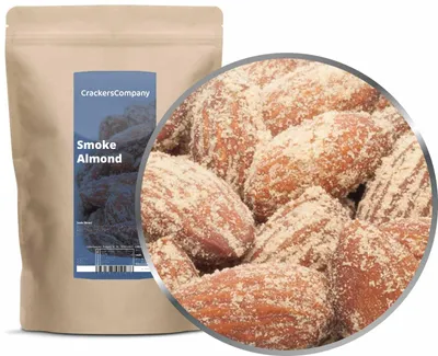 Produktbild von CrackersCompany Rauchmandeln (Smoke Almond), ZIP-Beutel 600 g