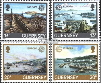 Produktbild von Briefmarken GB - Guernsey 1983 Mi 265-268 (kompl.Ausg.) postfrisch Werke