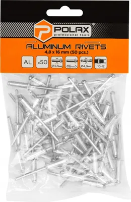 Zdjęcie produktu dla Nity zrywalne aluminiowe 4.8 х 16 mm (50 szt.)