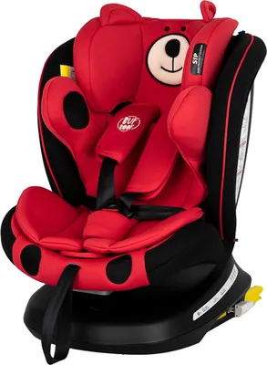 Produktbild von Tweety Plus DELUXE RedBear Kindersitz mit 360 Grad drehbarem Isofix-System-BUF BOOF 0, 36 kg