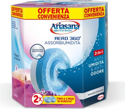 Immagine prodotto di Ariasana Aero 360 Tab Lavanda Relax BiPack 2x450g