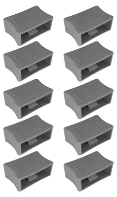 Produktbild von 10 Schieber zur Härteverstellung von Lattenrosten mit Federholzleisten, 8 mm stark und 53 mm breit, Grau