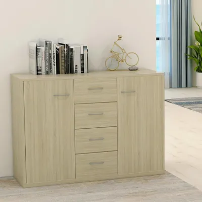 Obrázek produktu pro vidaXL Příborník Sonoma Dub 88x30x65 cm výrobek ze dřeva