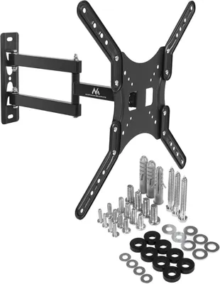 Image de Support mural pour téléviseur LCD/Plasma, compatible VESA jusqu'à 400x400, charge maximale de 30 kg, marque Maclean, modèle MC