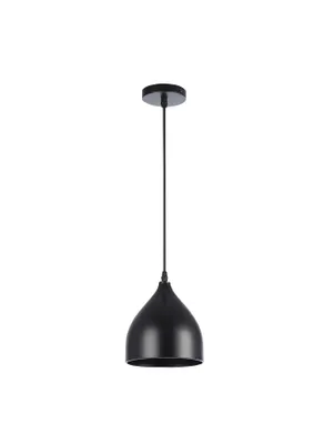 Produktbild von MasterLED Pendelleuchte Como Ø17cm Schwarz – E27 Hängelampe im modernen Design für Esszimmer & Küche