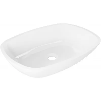 Obrázek produktu pro Mexen Araks skleněné umyvadlo na desku 54 x 39 cm, bílá - 24155430