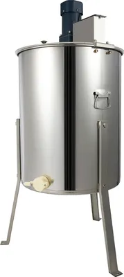 Produktbild von Honigschleuder - Elektrische 4-Waben - Edelstahl - Drehzahl 270 U/min - Kapazität 10 kg - Silber