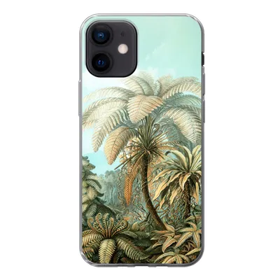 Produktbild von MuchoWow® Handyhülle Schutzhülle Hülle für iPhone 12 Filicinae - Haeckel - Alte Meister Silikon Softcase Handy Hülle - Schutzhülle