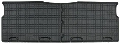 Gummifußmatten Set für Mercedes V-Klasse Vito 447 (10/2014-), 2-teilig, schwarz
