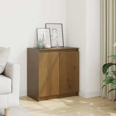 Obrázek produktu pro vidaXL Boční skříňka medově hnědá 60x36x65 cm borovicový masiv
