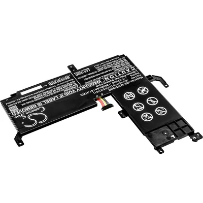 Produktbild von TECHTEK Laptop Akkus Kompatibel mit [Asus] TP510, TP510UA, TP510UA-1A, TP510UA-DH71T, TP510UA-E8016T, TP510UA-E8066T, TP510UA-E8073T, TP510UA-E8077T,