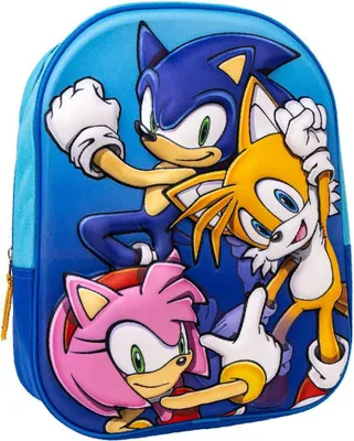 Obrázek produktu pro Batoh 3D Sonic The Hedgehog, velikost 31 cm