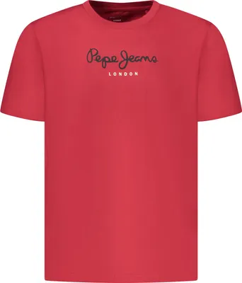 Produktbild von Herren Kurzarm-Shirt aus Baumwolle in Rot – Angenehmer Regular Fit