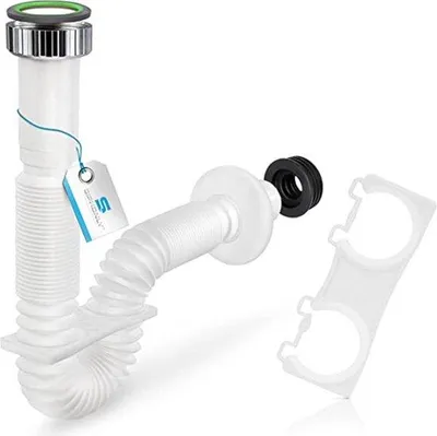 Image de siphon flexible pour évier