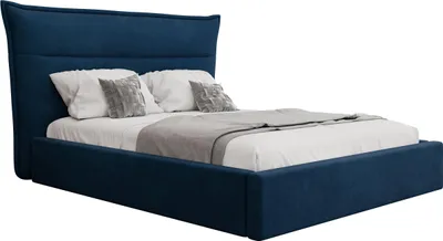 Produktbild von MIRJAN24 Polsterbett  Tinkus, Doppelbett mit Bettkasten, Ehebett, Lattenrost (Farbe: Kronos 09, Größe: 160x200 cm)