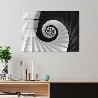 Produktbild von Wallity, UV-461 50 x 70, Dekorative Malerei aus gehärtetem Glas, 100 % gehärtetes Glas, Mehrfarbig, 50 x 70 cm