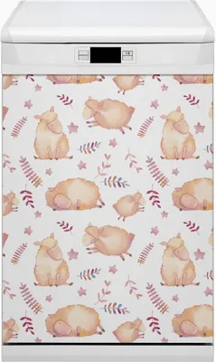 Produktbild von Abwaschbar 45x80 cm Geschirrspüle Magnetmatte Küche Dekorative  - Schaf
