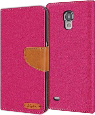 Zdjęcie produktu dla Pokrowiec na telefon komórkowy Samsung Galaxy S4 Etui Wallet Flip Etui ochronne Pokrowiec materiałowy