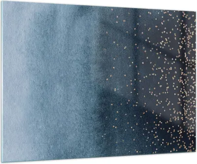 Produktbild von Bilder auf glas - Einteilig - Blau Golden Hintergrund - 100x70cm - Glasbilder - Wandbilder - Bilder - zum Aufhängen bereit - Wanddekoration aus Glas - Glas Bilder - Wandbild auf Glas - GAA100x70-5094