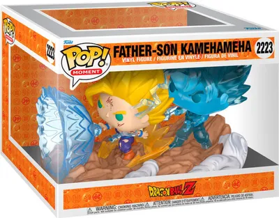 Image de Dragon Ball Z POP Moments Figurine Vinyle Père-Fils Kamehameha 9 cm
