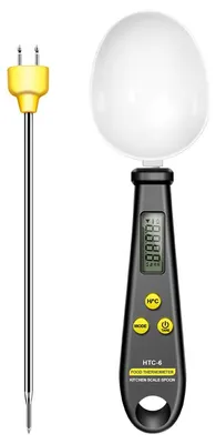 Digitale Löffelwaage, 500 g / 0,1 g, LCD-Display, ABS