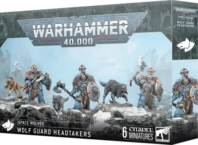 Produktbild von Warhammer 40.000 Space Wolves Wolfguard Headtakers
