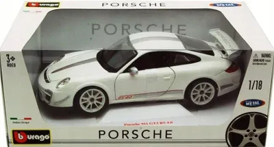 Produktbild von BBurago Porsche GT3 RS 4.0 1:18 11036WT