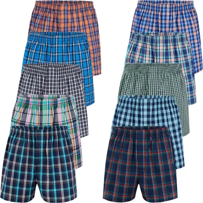 Produktbild von City Life Herren Boxershorts Shorts Boxer Webboxer (10er Pack) Sparpack S - 4XL - Grösse: 4XL, Farbe: Mehrfarbig (Classic Multicolour 3 C-10-3)