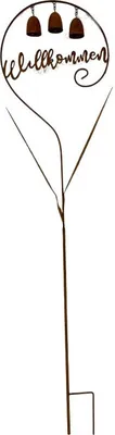 Produktbild von Metallstecker Willkommen 120 cm
