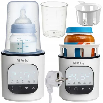 Produktbild von Ruhhy Flaschenwärmer 5-in-1 für Flaschen: Milch, Nahrung, Sterilisation, Auftauen