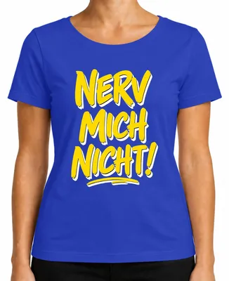 Immagine prodotto di Maglietta da donna, blu, taglia XXL, con scritta divertente, sarcastica e introversa