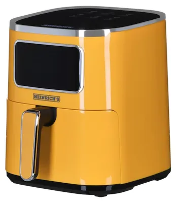 Produktbild von Heinrich''s HFR 8216 Heißluftfritteuse 5 0 l 1450 W Gelb