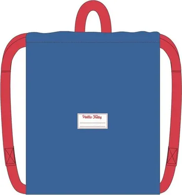 Image de Sac de sport Hello Kitty 33 cm avec bandoulière réglable et fermeture éclair