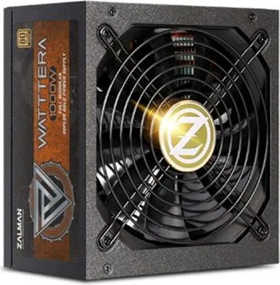 Immagine prodotto di Alimentatore Zalman WATTTERA ZM1000-EBTII 1000W, attivo, ventola da 135 mm, modulare, 80PLUS Gold