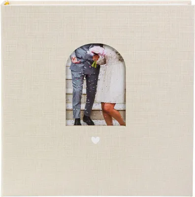 Produktbild von Goldbuch Herzensmoment Hochzeitsalbum - beige, 30x31 cm, mit 60 Seiten und Fenster für Titelfoto