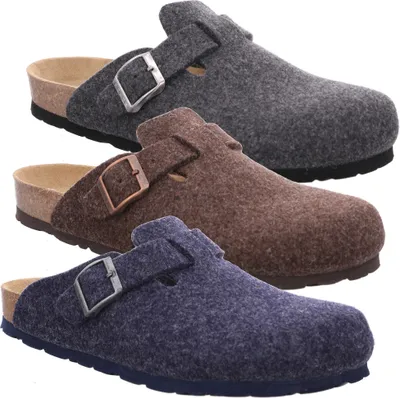 Produktbild von Rohde Herren Pantoffel Hausschuh Korktieffussbett Grado 6693, Größe:43 EU, Farbe:Blau