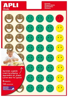 Obrázek produktu pro Samolepicí hodnotící smajlíci APLI