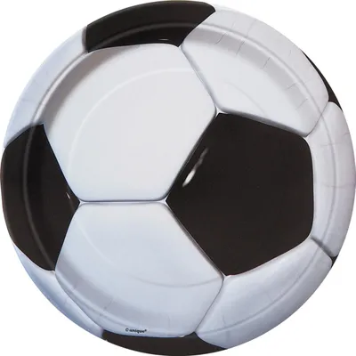 Image de 8 petites assiettes de football