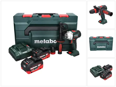 Produktbild von Metabo BS 18 LTX BL Q I Akku Bohrschrauber 18 V 130 Nm Brushless + 2x Akku 8,0 Ah + Ladegerät + metaBOX