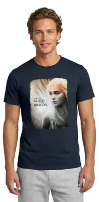 Produktbild von Spreadshirt Game Of Thrones Daenerys Targaryen Spruch Männer T-Shirt, XXL, Navy