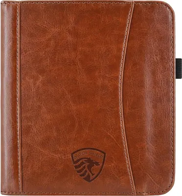 Produktbild von Dutch Shield - Luxe strap Case Hülle für das Kobo Libra 2 Ebook - Klapphülle Ereader Schutzhülle Cover Braun