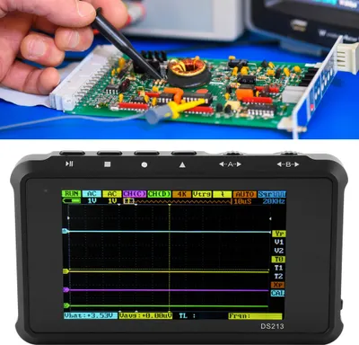 Obrázek produktu pro DS213 Mini 4kanálový digitální kapesní přenosný osciloskop 100MSa/s