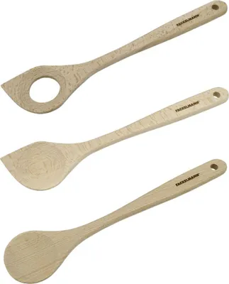 Image de Lot de 3 cuillères en bois 30 cm Fackelmann Nature